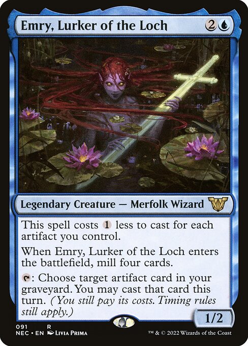 Emry, Lurker of the Loch (Neon Dynasty Commander #91)