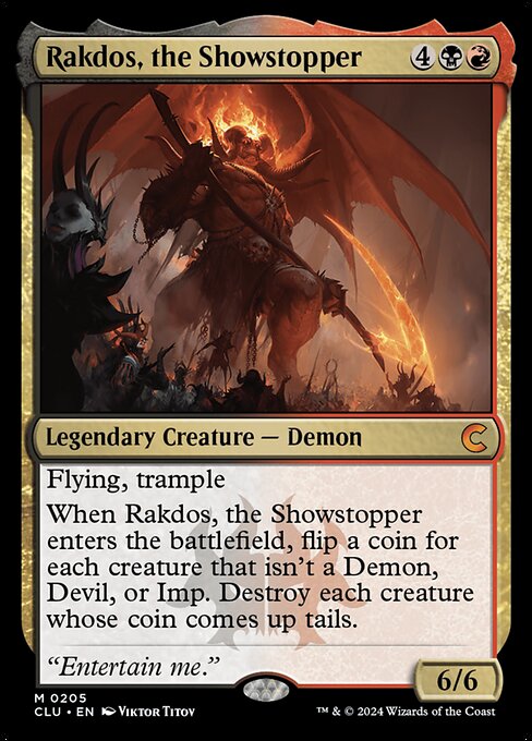 Rakdos, the Showstopper (clu) 205