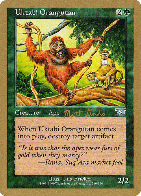 Uktabi Orangutan (WC99)