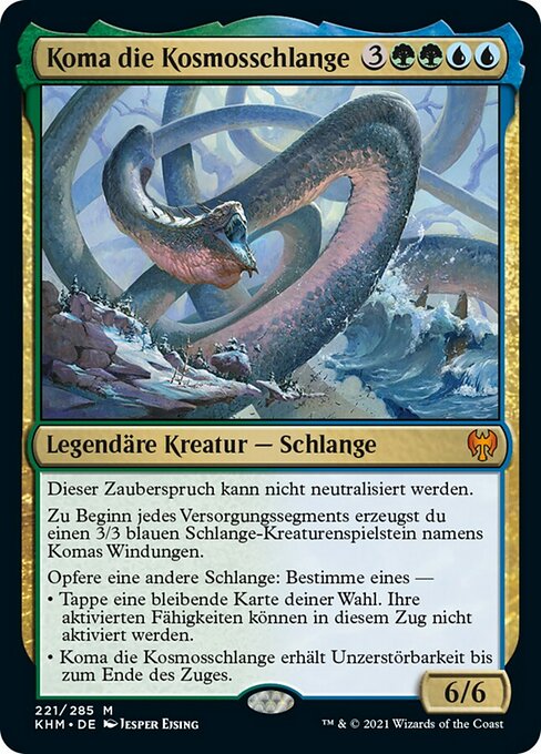Koma, Cosmos Serpent (Kaldheim #221)
