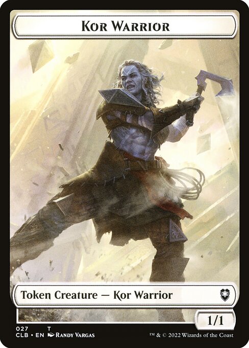 Kor Warrior (Battle for Baldur's Gate Tokens #27)