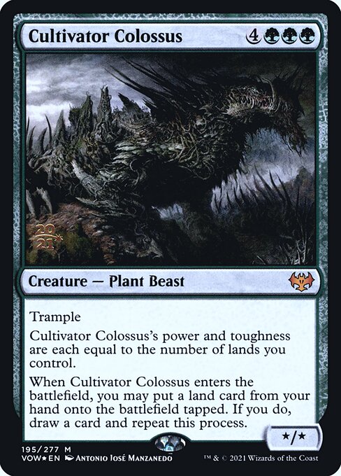 Cultivator Colossus (Innistrad: Crimson Vow Promos #195s)