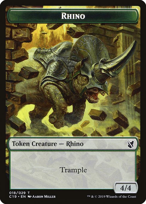 Rhino (Commander 2019 Tokens #18)