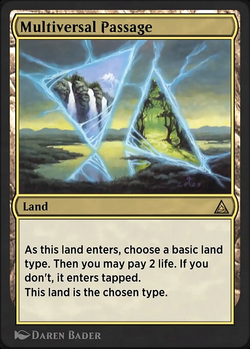 Multiversal Passage magic the gathering card art