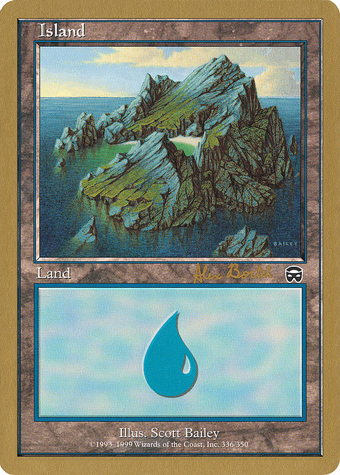 Island (World Championship Decks 2001 #ab336)
