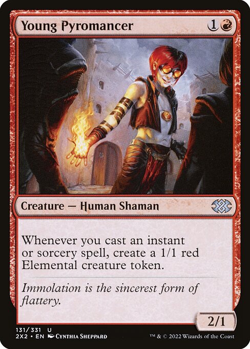 Young Pyromancer (Double Masters 2022 #131)