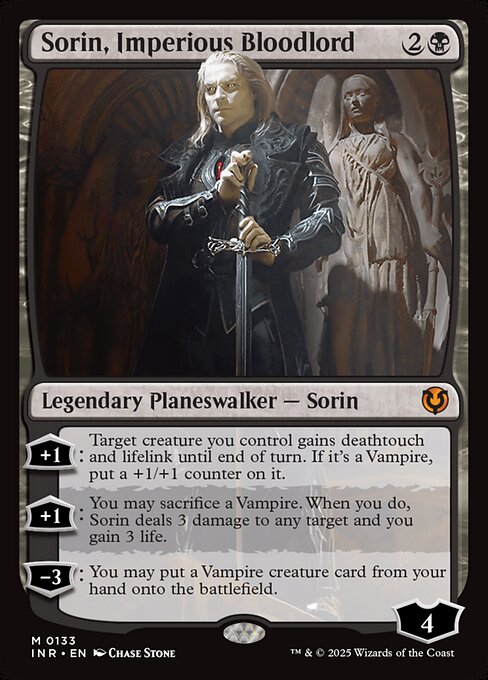 Sorin, Imperious Bloodlord (inr) 133 Sorin, Imperious Bloodlord (inr) 133