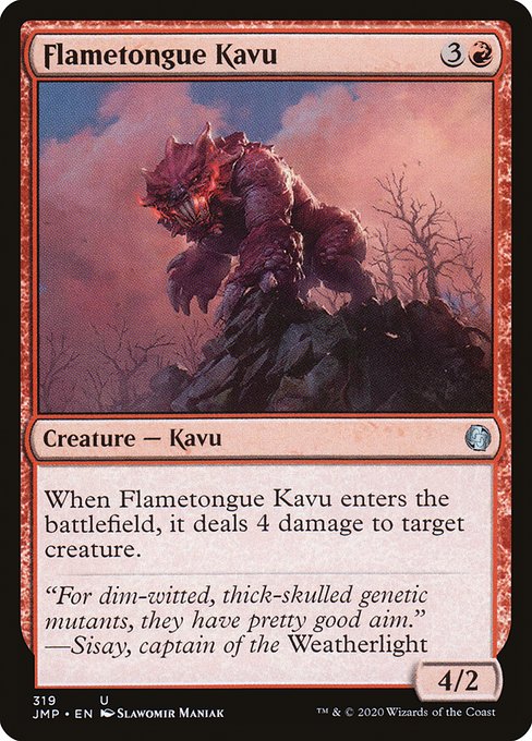 Flametongue Kavu (Jumpstart #319)