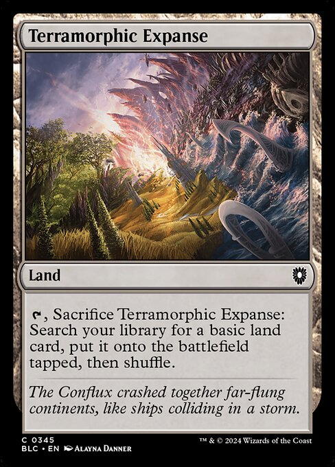 Terramorphic Expanse (Bloomburrow Commander #345)