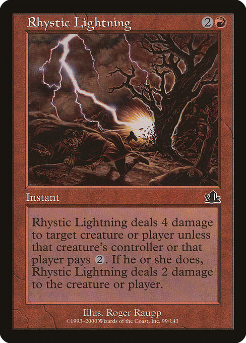 Rhystic Lightning (Prophecy #99)