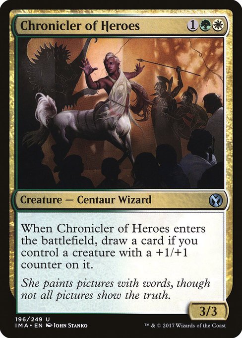 Chronicler of Heroes (Iconic Masters #196)