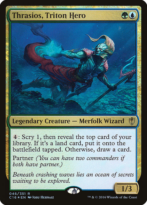 Thrasios, Triton Hero (Commander 2016 #46)