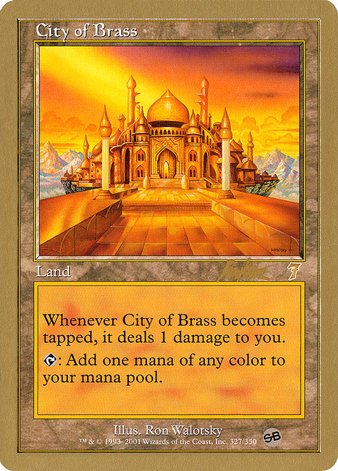 City of Brass (World Championship Decks 2002 #bk327sb)