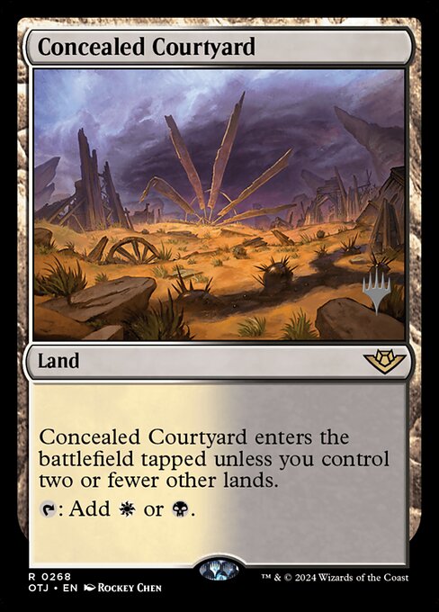 Concealed Courtyard (Outlaws of Thunder Junction Promos #268p)