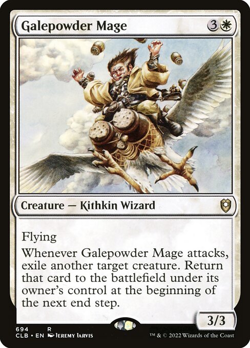 Galepowder Mage (Commander Legends: Battle for Baldur's Gate #694)