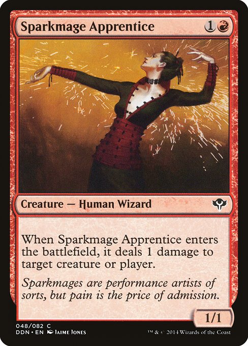 Sparkmage Apprentice (Duel Decks: Speed vs. Cunning #48)