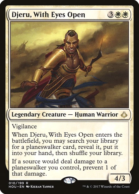 Djeru, With Eyes Open card image