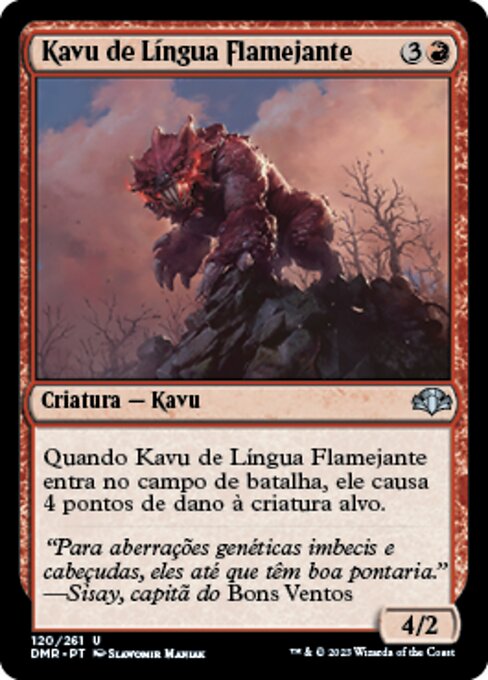 Flametongue Kavu (Dominaria Remastered #120)