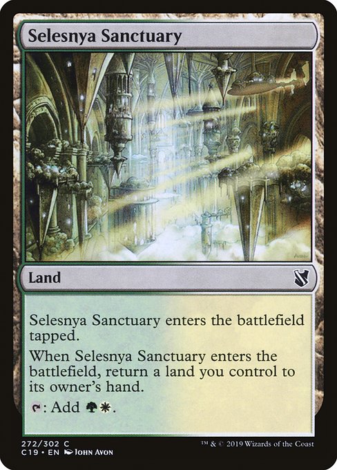 Selesnya Sanctuary (Commander 2019 #272)