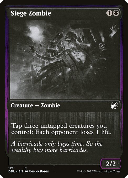 Siege Zombie (Innistrad: Double Feature #121)