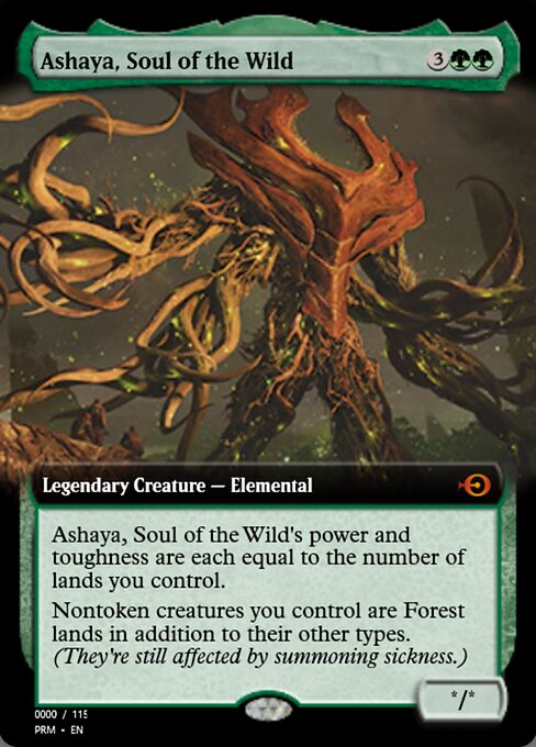 Ashaya, Soul of the Wild (Magic Online Promos #83778)