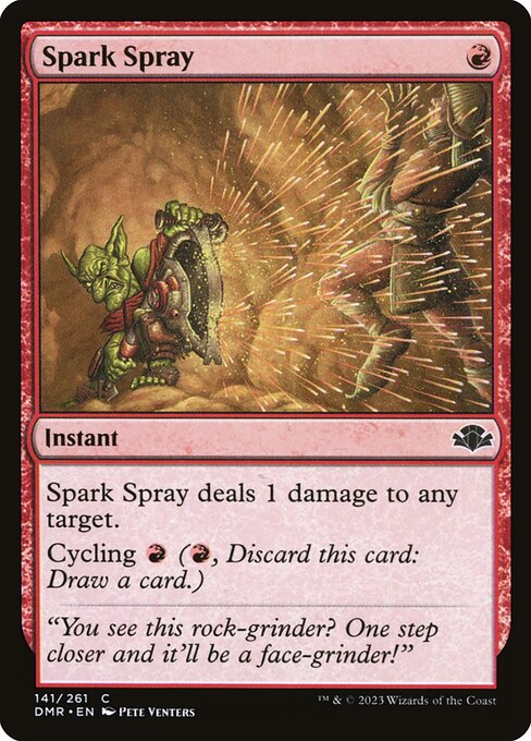 Spark Spray (Dominaria Remastered #141)