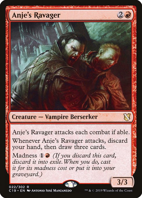 Anje's Ravager (Commander 2019 #22)