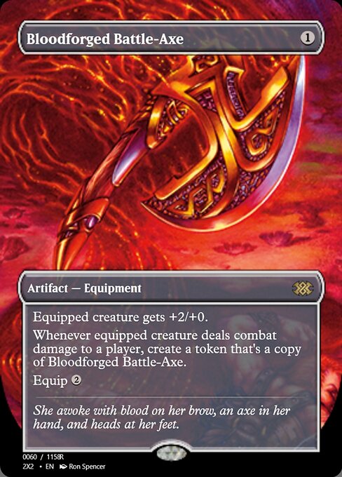Bloodforged Battle-Axe (Magic Online Promos #102333)