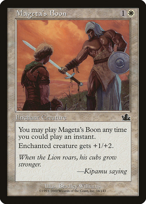 Mageta's Boon card image