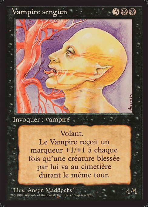 Sengir Vampire (Foreign Black Border #129)
