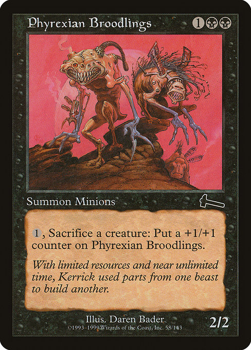 Engeangrages phyrexians|Phyrexian Broodlings