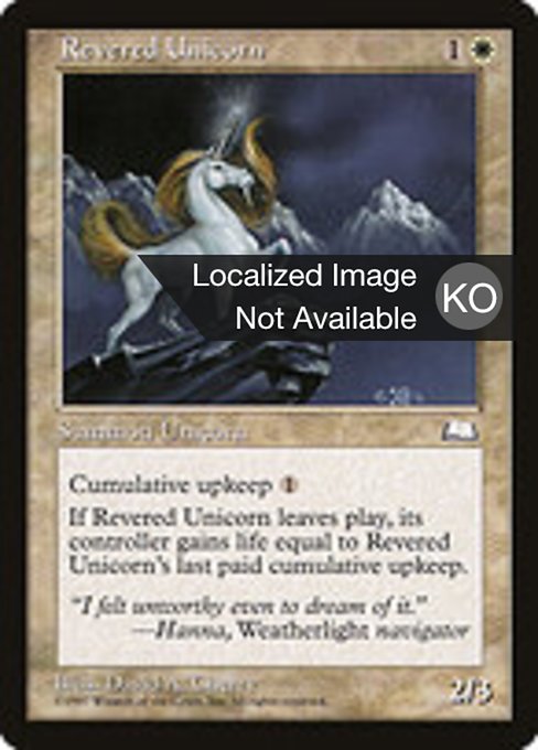 Revered Unicorn (Weatherlight #23)