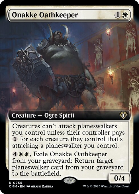 Onakke Oathkeeper (Commander Masters #755)