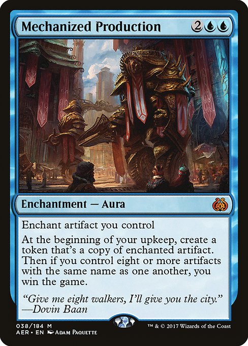 Mechanized Production (Aether Revolt #38)