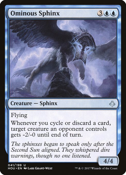 Sphinx comminatoire|Ominous Sphinx
