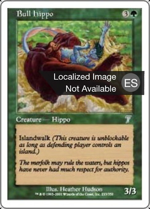 Bull Hippo (Seventh Edition #233)