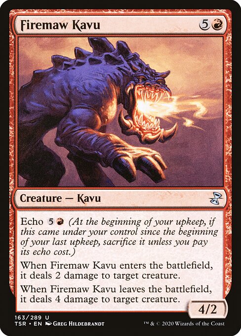 Firemaw Kavu (Time Spiral Remastered #163)