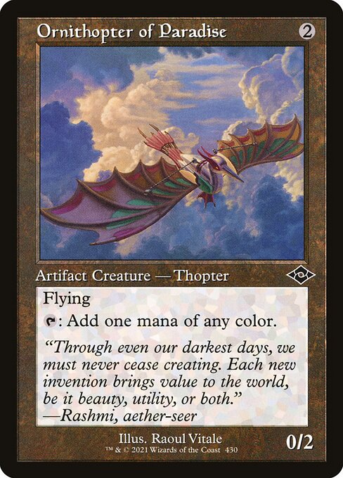 Ornithopter of Paradise card image