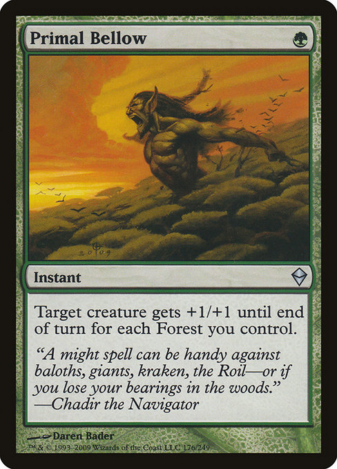 Primal Bellow (Zendikar #176)