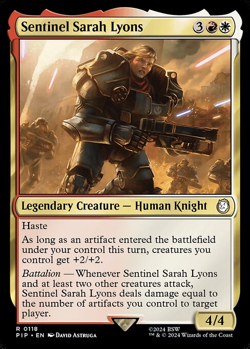 Sentinel Sarah Lyons (Fallout #118)