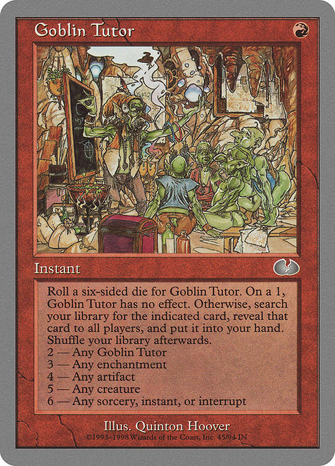 Goblin Tutor (Unglued #45)
