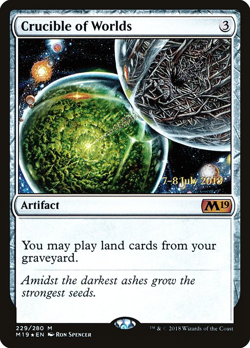 Crucible of Worlds (Core Set 2019 Promos #229s)