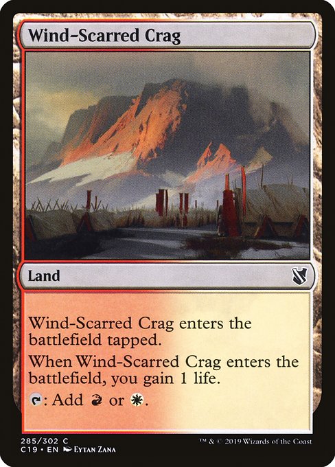 Wind-Scarred Crag (Commander 2019 #285)