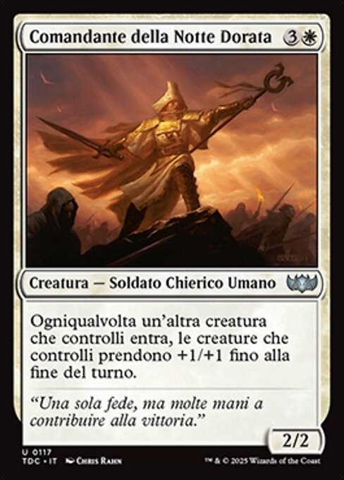 Comandante della Notte Dorata