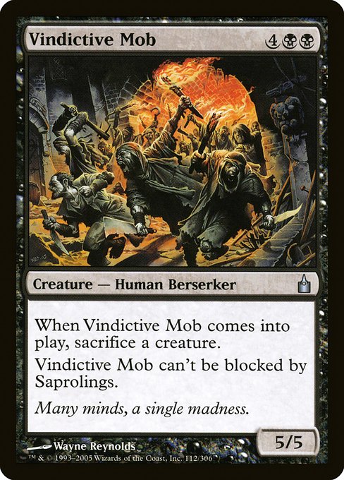 Vindictive Mob (Ravnica: City of Guilds #112)