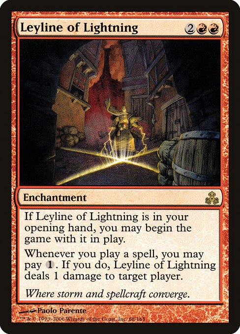 Leyline of Lightning (Guildpact #68)