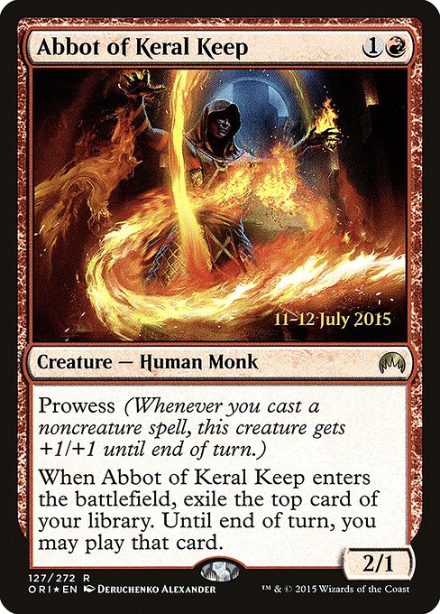 Abbot of Keral Keep (Magic Origins Promos #127s)