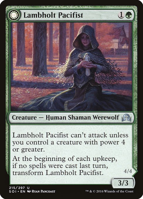 Lambholt Pacifist // Lambholt Butcher (Shadows over Innistrad #215)