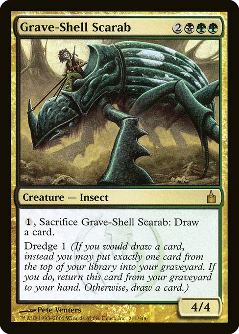 Grave-Shell Scarab (Ravnica: City of Guilds #211)