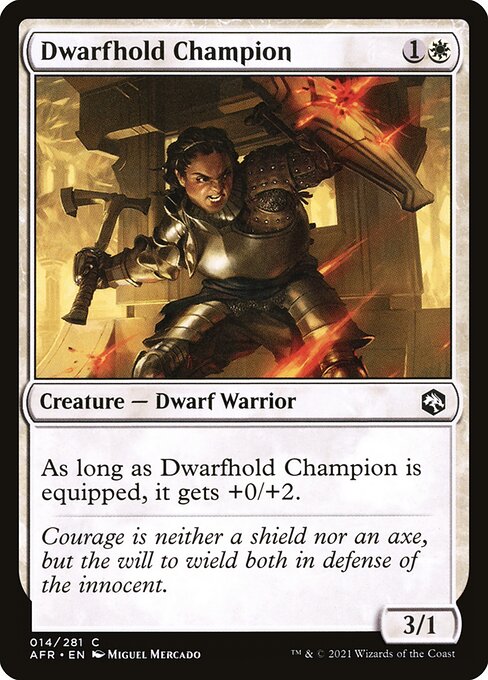 Dwarfhold Champion card image